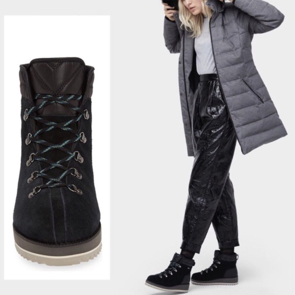 New UGG Birch Waterproof Lace-Up Boot Size 7